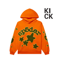 SPIDER HOODIE 'ORANGE BELUGA'