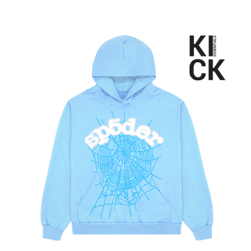 SPIDER HOODIE 'LIGHT BLUE'