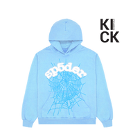 SPIDER HOODIE 'LIGHT BLUE'