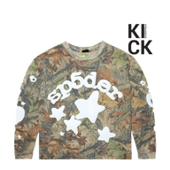 SPIDER LONGSLEEVE 'REAL TREE BELUGA'