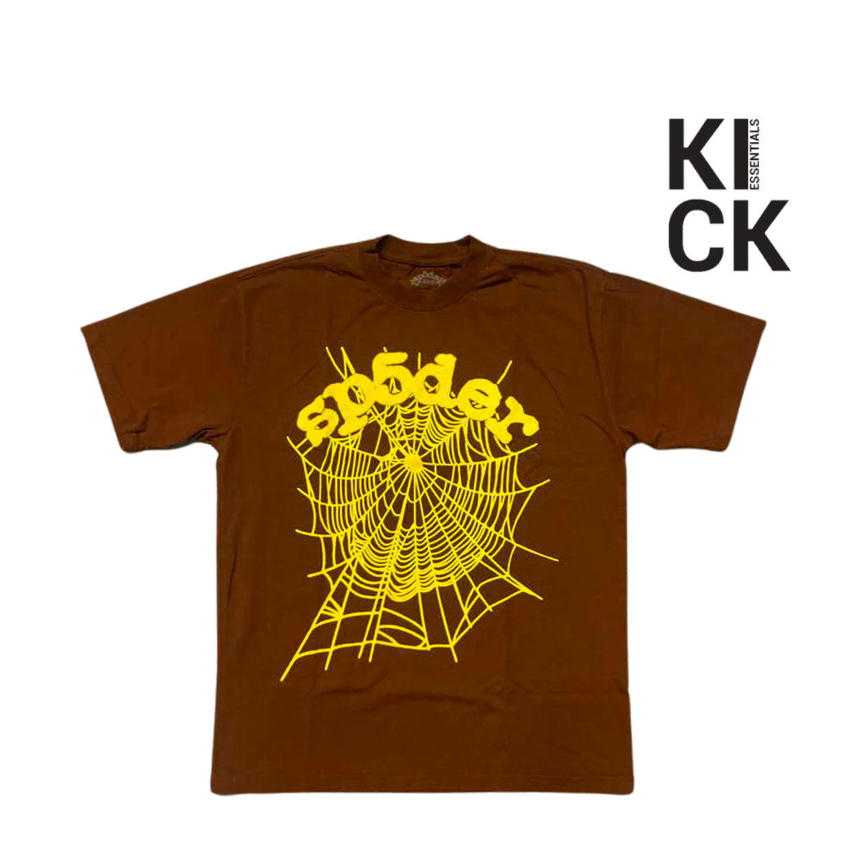 SPIDER TEE 'OG WEB BROWN'