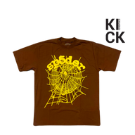 SPIDER TEE 'OG WEB BROWN'