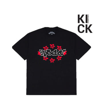 SPIDER TEE 'WARPED BLACK'