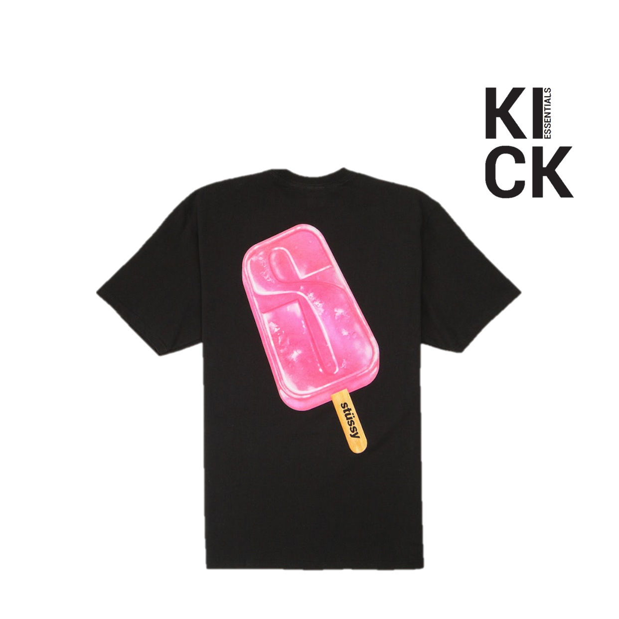 STUSSY TEE 'POPSICLE BLACK'