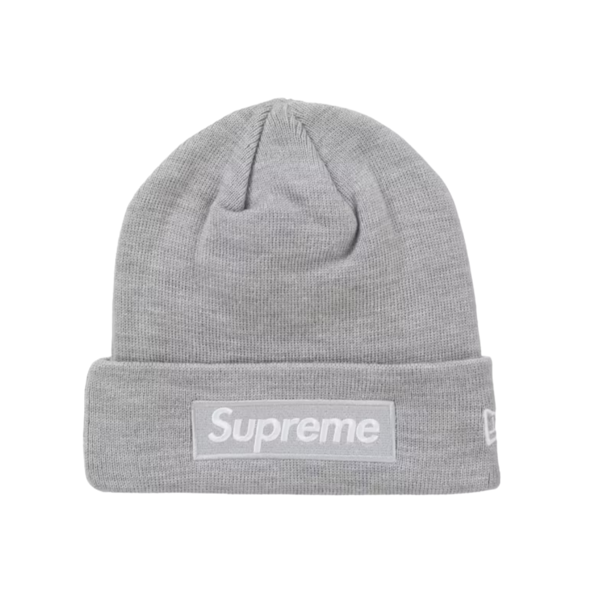 SUPREME BEANIE 'GREY GREY LOGO'