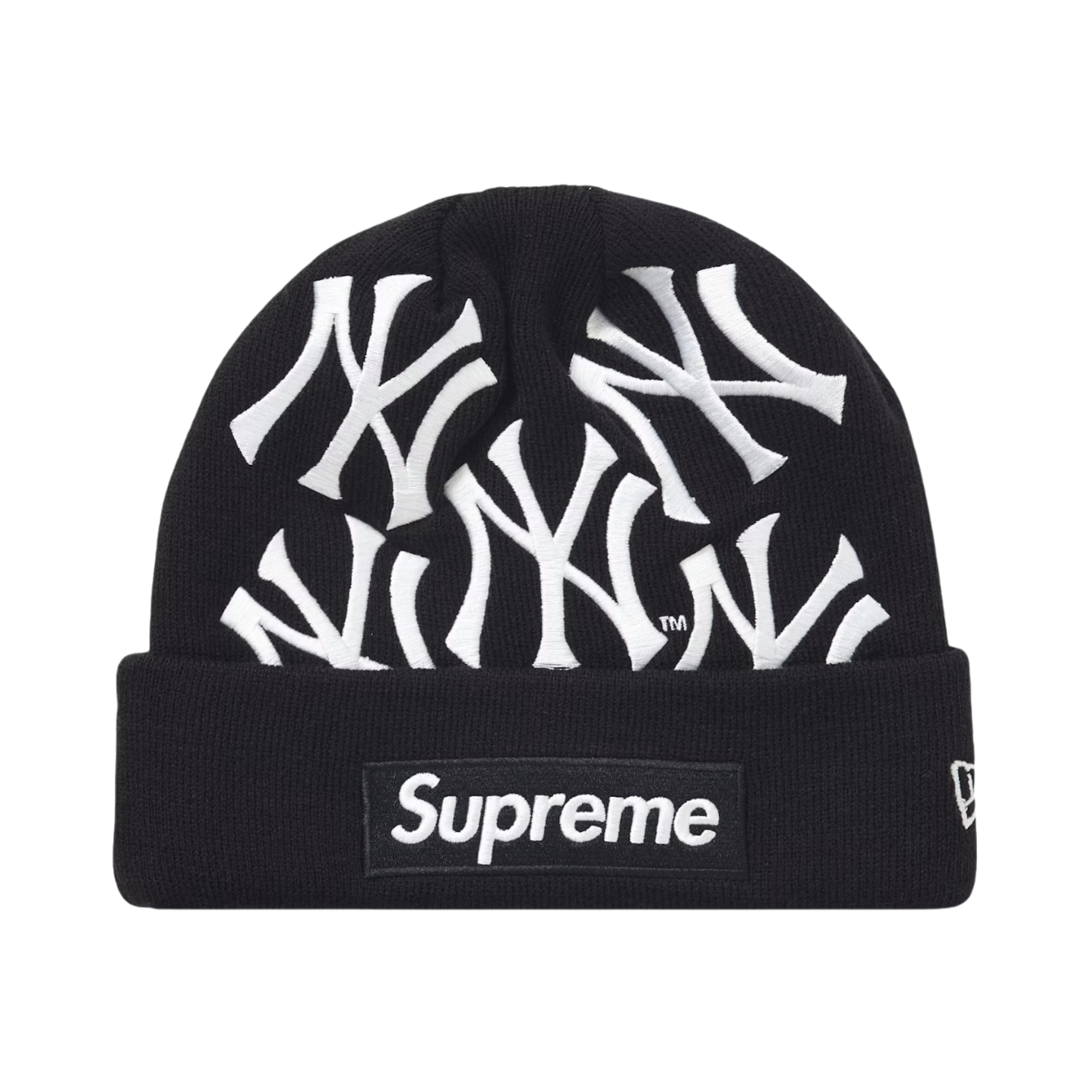 SUPREME BEANIE 'BLACK YANKEES'