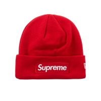 SUPREME BEANIE 'RED RED LOGO'