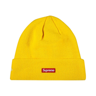 SUPREME BEANIE 'YELLOW RED LOGO'