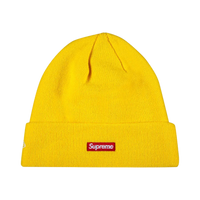 SUPREME BEANIE 'YELLOW RED LOGO'