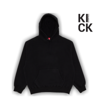 SUPREME HOODIE 'APPLIQUE SATIN BLACK'