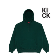 SUPREME HOODIE 'APPLIQUE SATIN DARK GREEN'