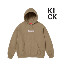 SUPREME HOODIE 'BOX LOGO DARK SAND'