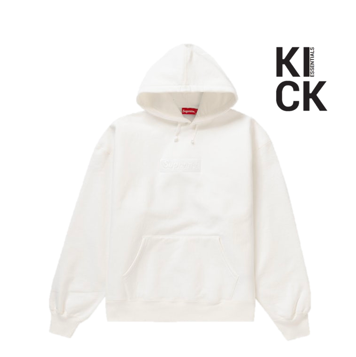 SUPREME HOODIE 'BOX LOGO WHITE'