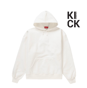 SUPREME HOODIE 'BOX LOGO WHITE'