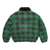 SUPREME JACKET 'FAUX SHEARLING PLAID'