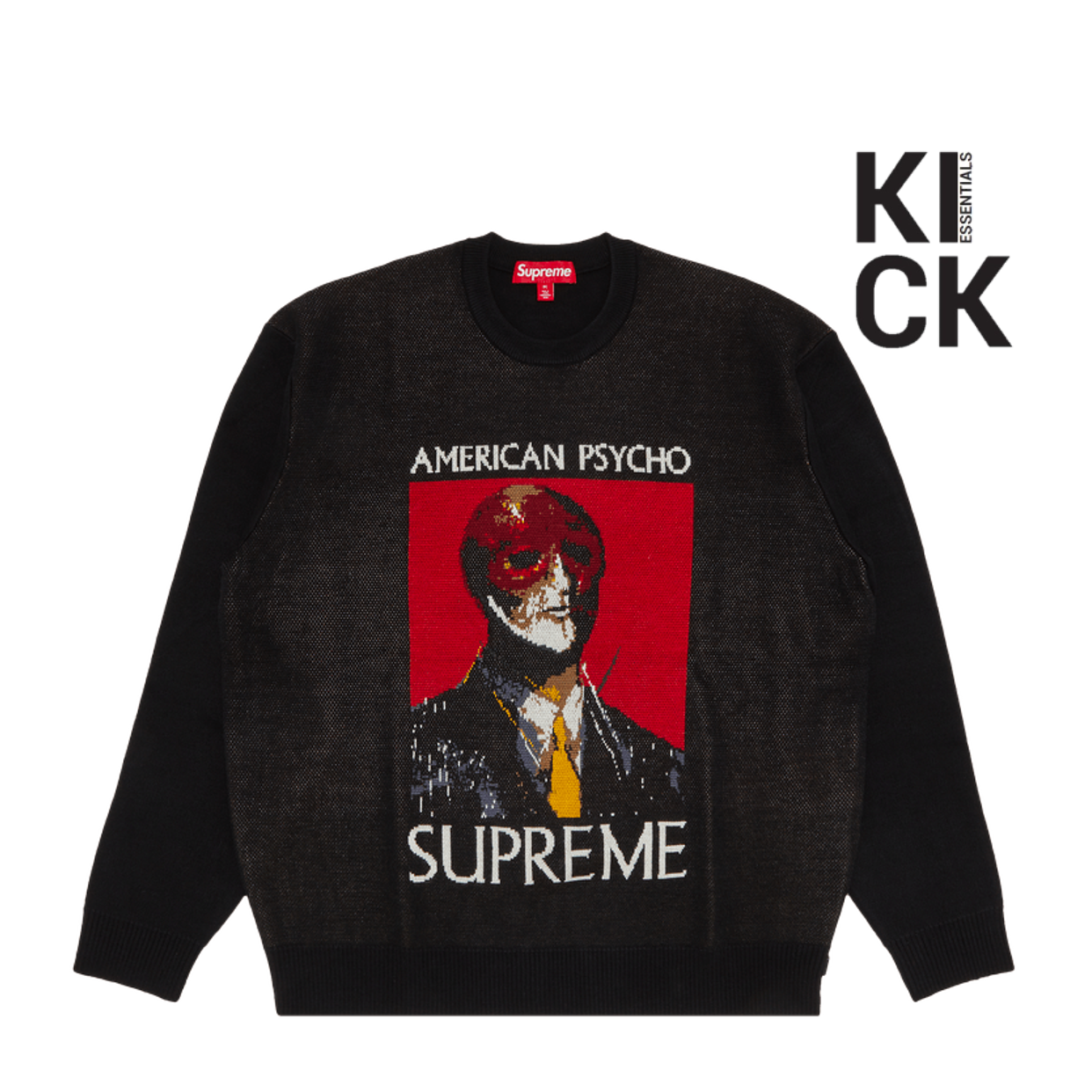 SUPREME SWEATSHIRT 'AMERICAN PSYCHO BLACK'