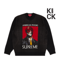 SUPREME SWEATSHIRT 'AMERICAN PSYCHO BLACK'