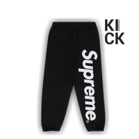 SUPREME PANT 'APPLIQUE SATIN BLACK'