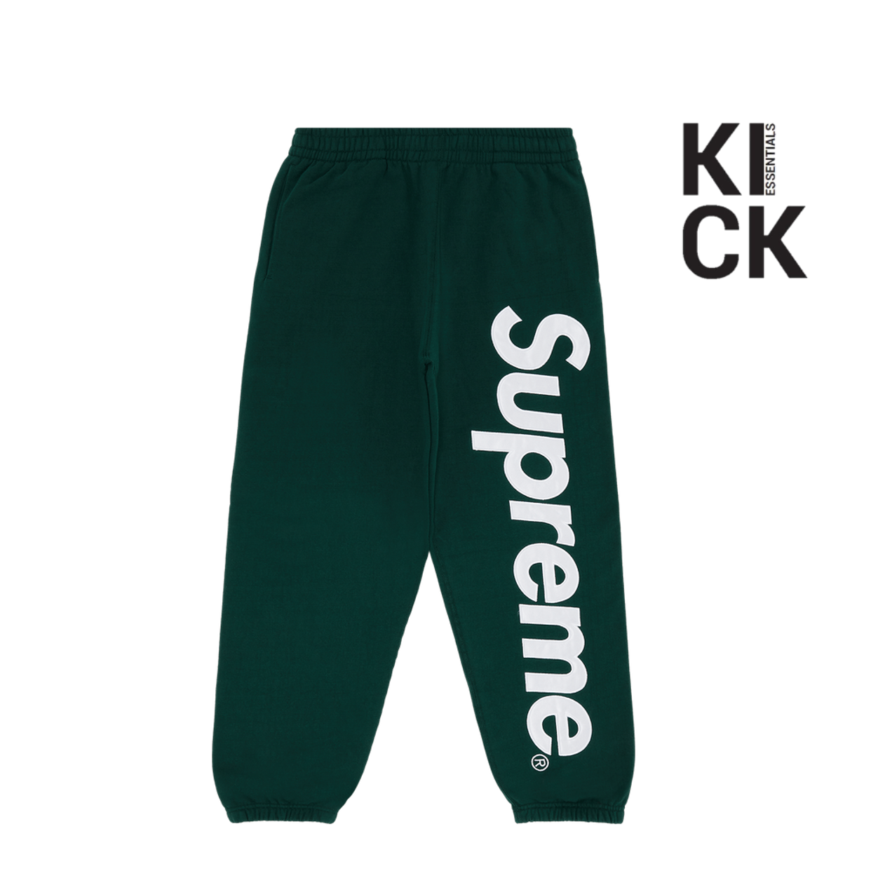 SUPREME PANT 'APPLIQUE DARK GREEN'