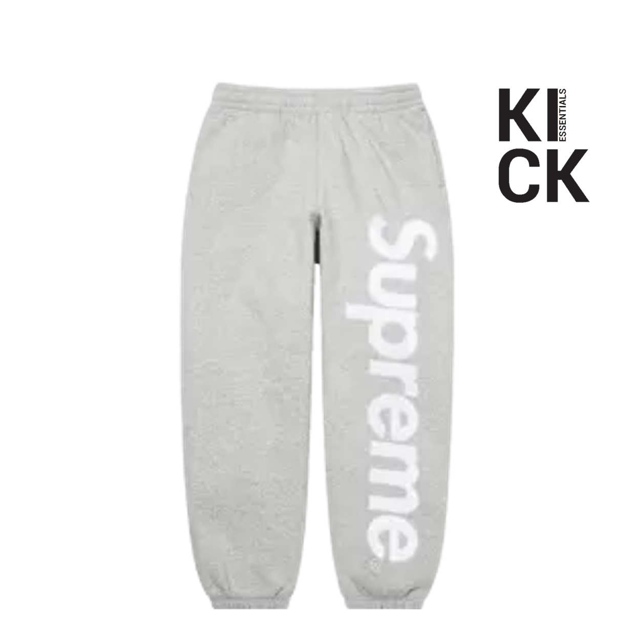 SUPREME PANT 'APPLIQUE HEATHER GREY'