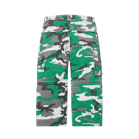 SUPREME PANT 'ZIP OFF UTILITY GREEN CAMO'