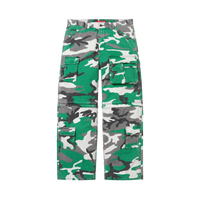 SUPREME PANT 'ZIP OFF UTILITY GREEN CAMO'