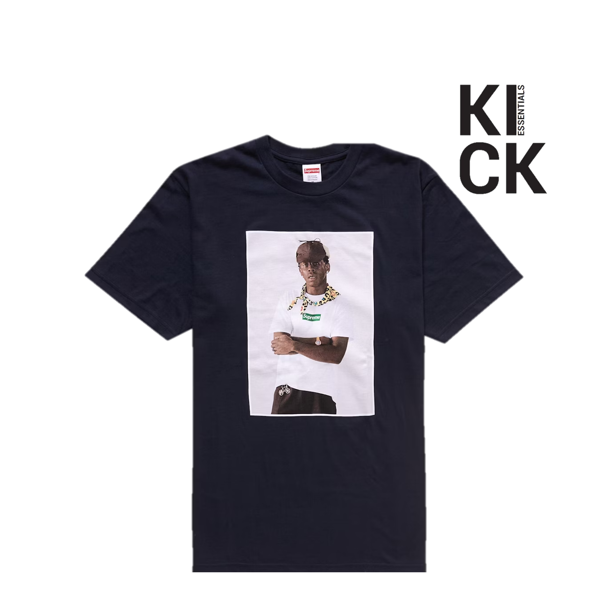 SUPREME TEE 'TYLER THE CREATOR NAVY'