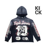 TRIPLE SEVEN HOODIE 'ALL STAR BLACK'