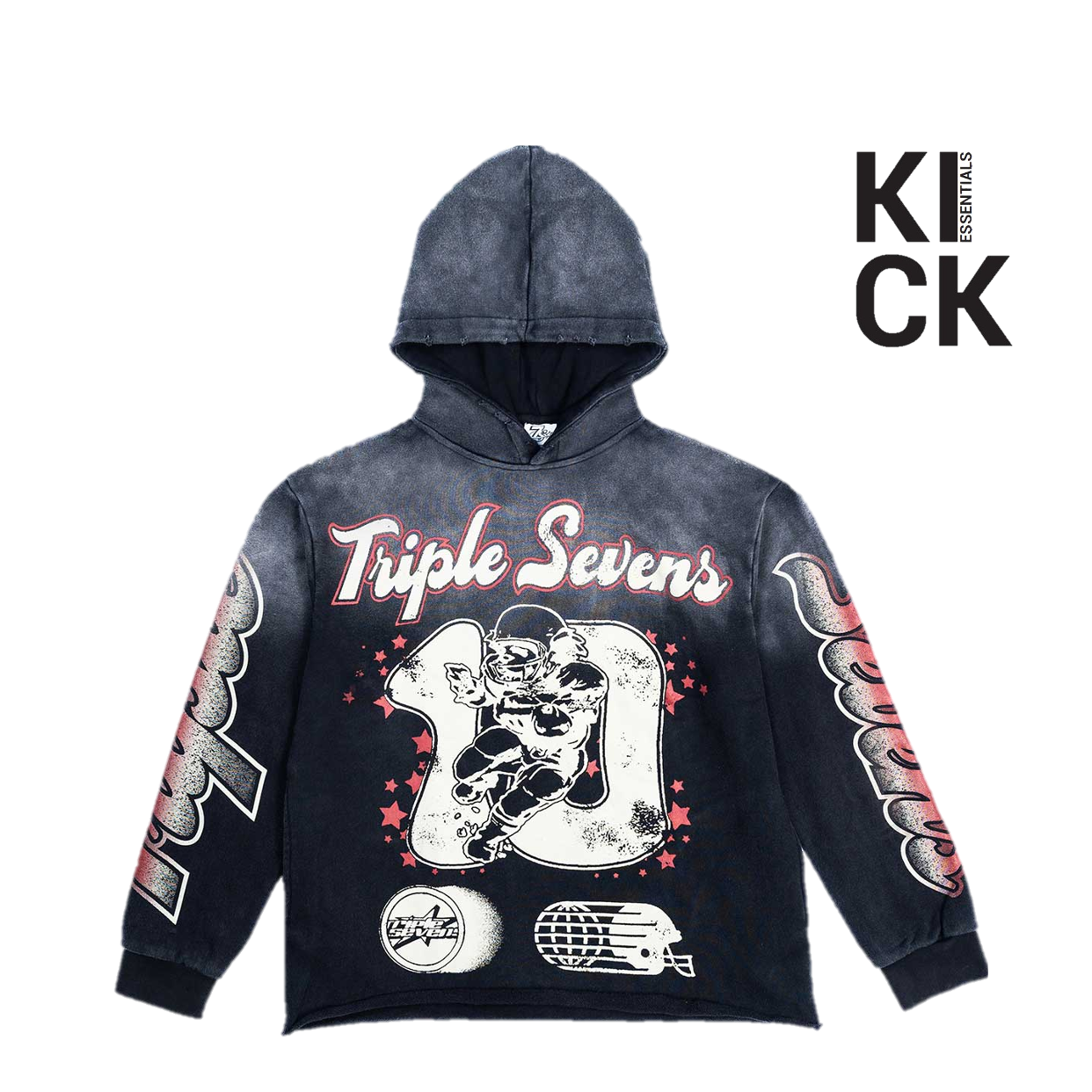 TRIPLE SEVEN HOODIE 'ALL STAR BLACK'