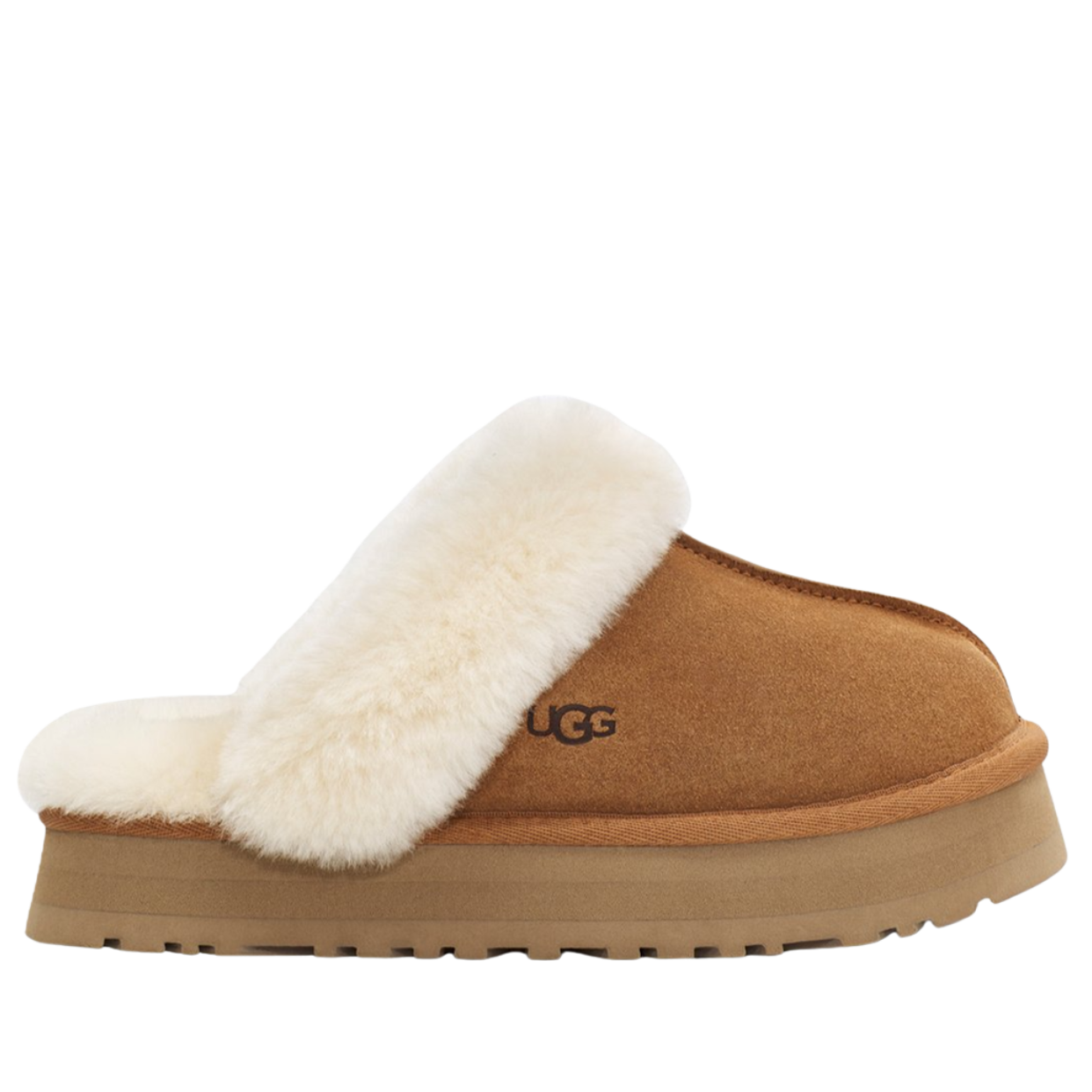 UGG DISQUETTE SLIPPER (W) 'CHESTNUT'