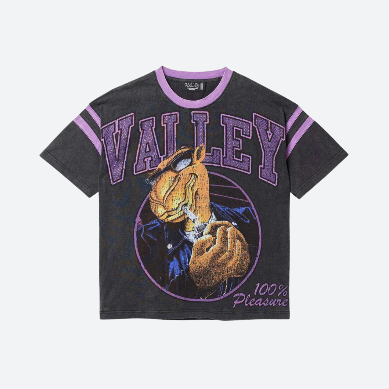 VALE FOREVER TEE 'PURPLE RAYS BLING'
