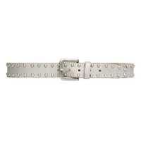 VAGUE STUDIOS BELT 'SONGBIRD STUDDED SILVER'