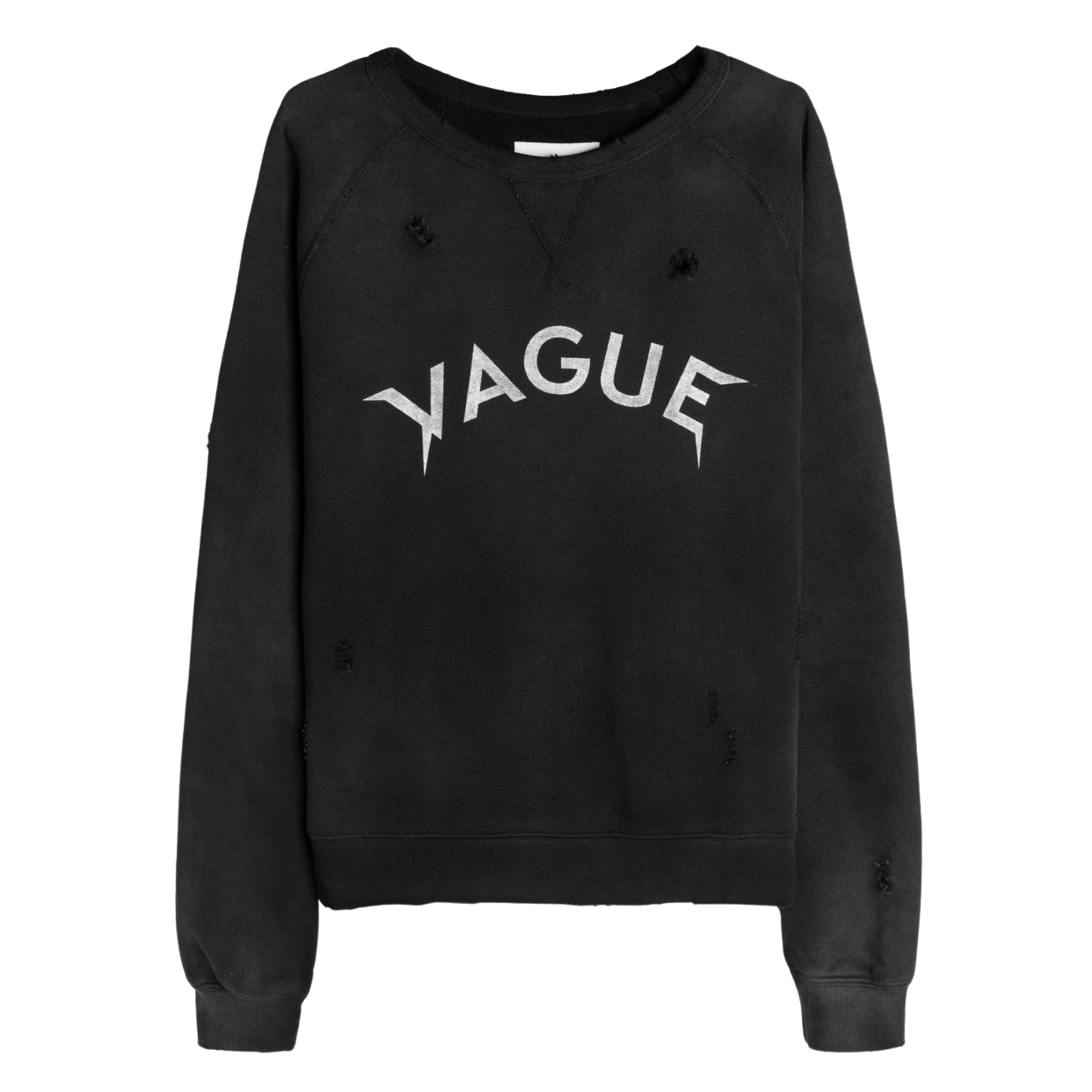 VAGUE STUDIOS CREWNECK 'ARCH LOGO SUNBEAT BLACK'
