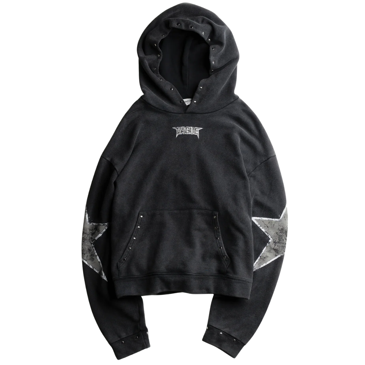 VAGUE STUDIOS HOODIE 'STAR STUDDED BLACK'