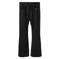 VAGUE STUDIOS DENIM PANT 'WAXED BOOTCUT BLACK'