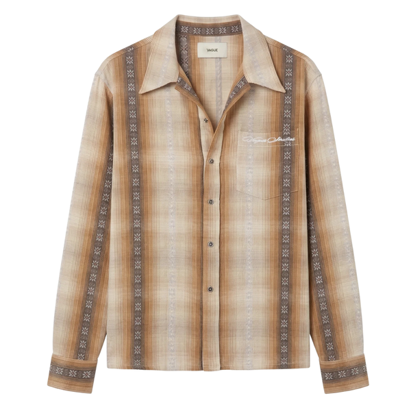 VAGUE STUDIOS FLANNEL 'FLOWER CHILD WHEAT'