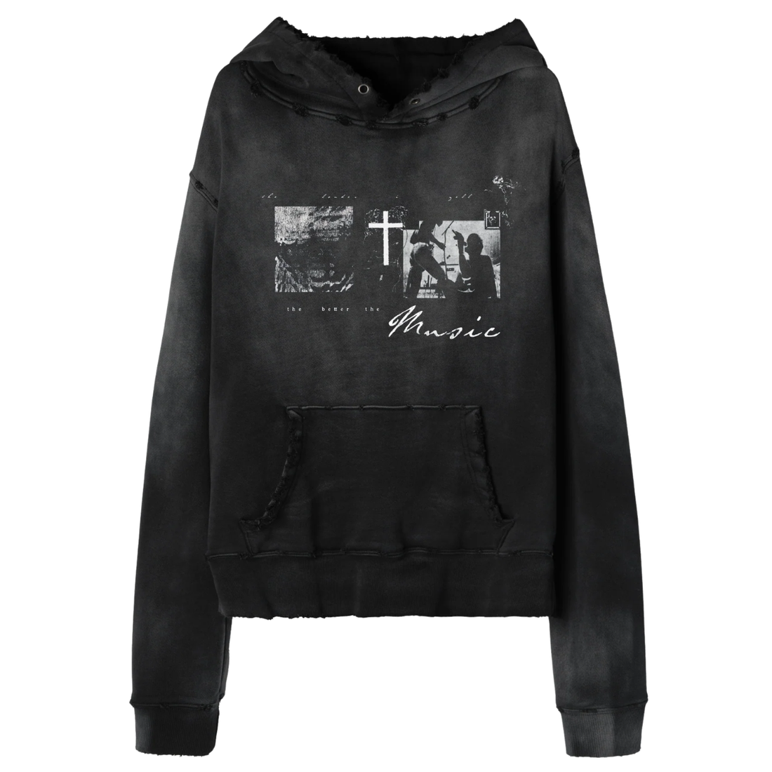 VAGUE STUDIOS HOODIE 'IDOL SUNBEAT BLACK'