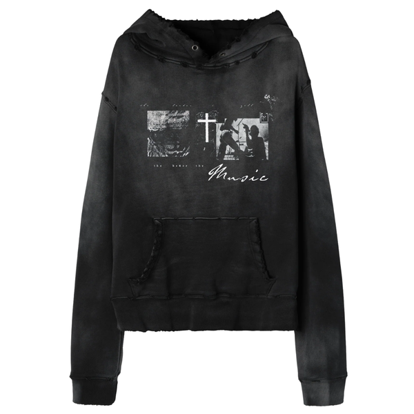 VAGUE STUDIOS HOODIE 'IDOL SUNBEAT BLACK'