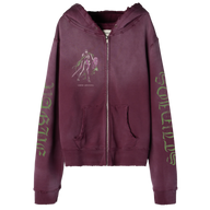 VAGUE STUDIOS ZIP-UP 'BONES SUNBEAT PLUM'