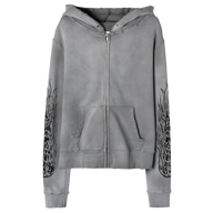 VAGUE STUDIOS ZIP-UP 'THRASH GREY'