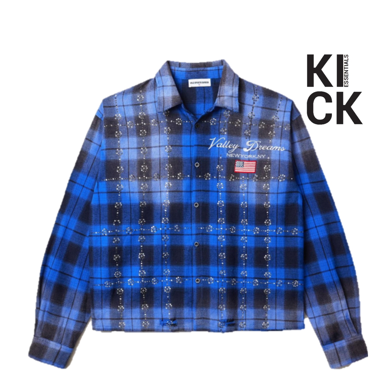 VALE FOREVER LONGSLEEVE 'FLANNEL THE BLUES'