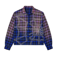 VALE FOREVER FLANNEL 'BLUE INFERNO'