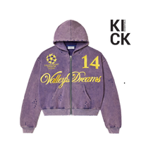 VALE FOREVER HOODIE 'ZIP-UP 14 PURPLE'