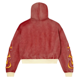 VALE FOREVER HOODIE 'ZIP-UP CHIMERA RED'