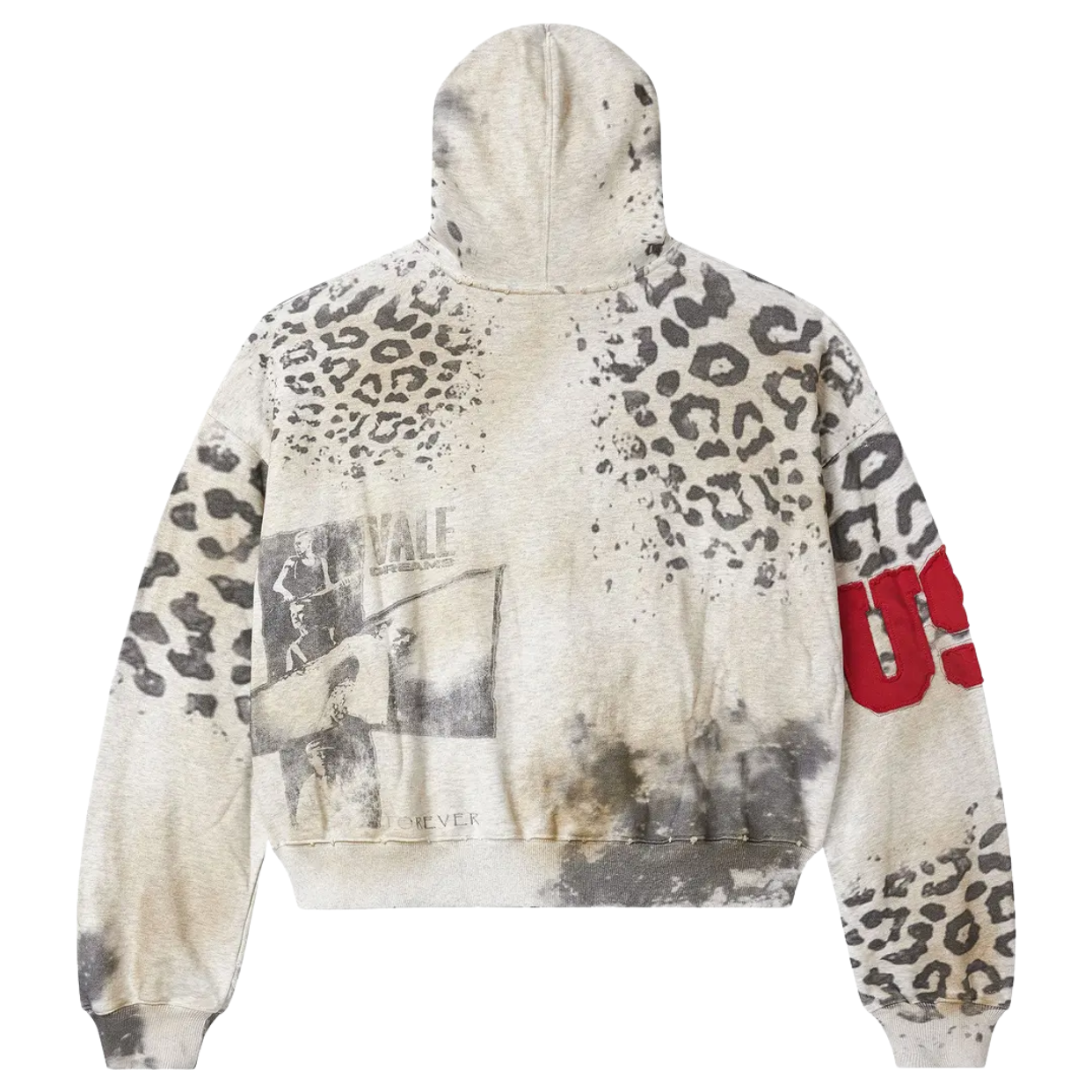 VALE FOREVER HOODIE 'ZIPUP CHEETAH GREY'