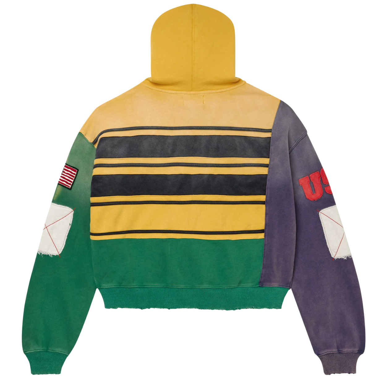 VALE FOREVER HOODIE 'ZIP COLLAGE MARDI GRAS'