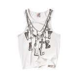 VALE FOREVER TANK 'CHAIN 2 PACK WHITE'