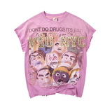 VALE FOREVER TANK 'NO DRUGS PINK'