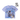 VALE FOREVER TEE 'HOLY HEAVY METAL BLING BLUE'