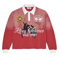 VALE FOREVER TEE 'RUGBY POLO RED'